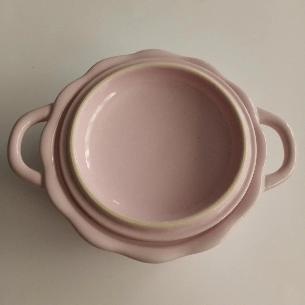 Martha Stewart Pink Stoneware 4 1/2